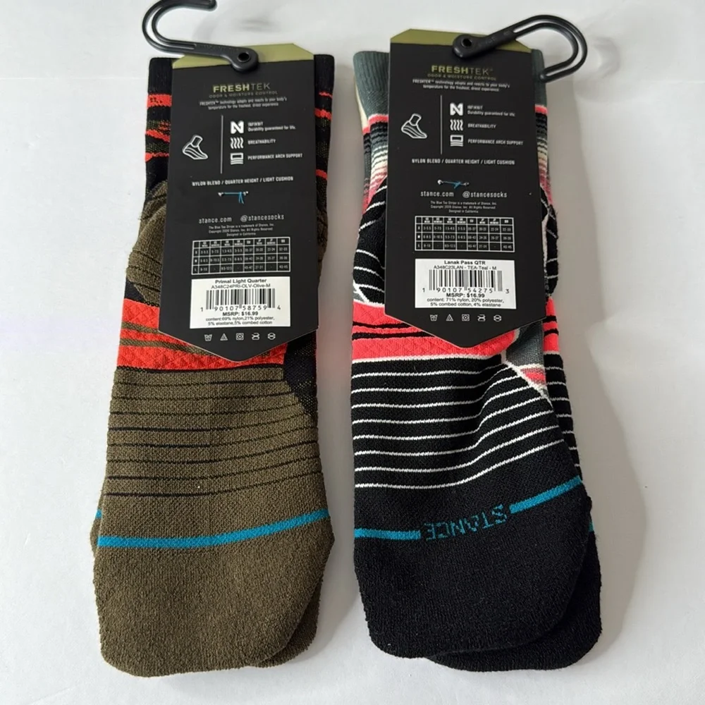 Stance 4 pairs Assortment of Socks Medium